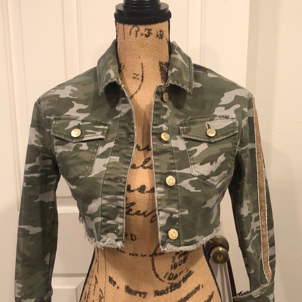 Justice Camo Denim Jacket - Picture 2 of 5